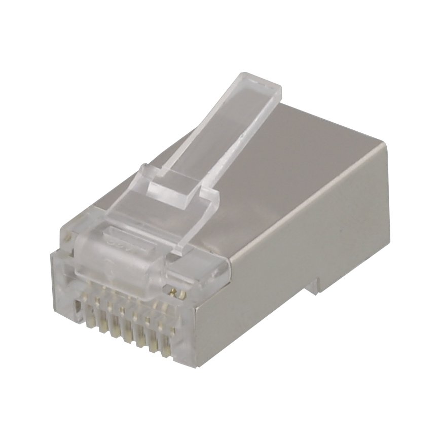 Deltaco MD-18S wire connector RJ-45 Translucent