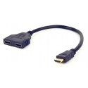 Gembird DSP-2PH4-04 HDMI-kaapeli HDMI-tyyppi A (vakio) 2 x HDMI Type A (Standard) musta Gembird DSP-2PH4-04 HDMI-kaapeli HDMI-tyyppi A (vakio) 2 x HDMI Type A (Standard) musta