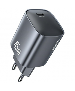 Ładowarka sieciowa USAMS T66 45W GaN Fast Charger tarnish