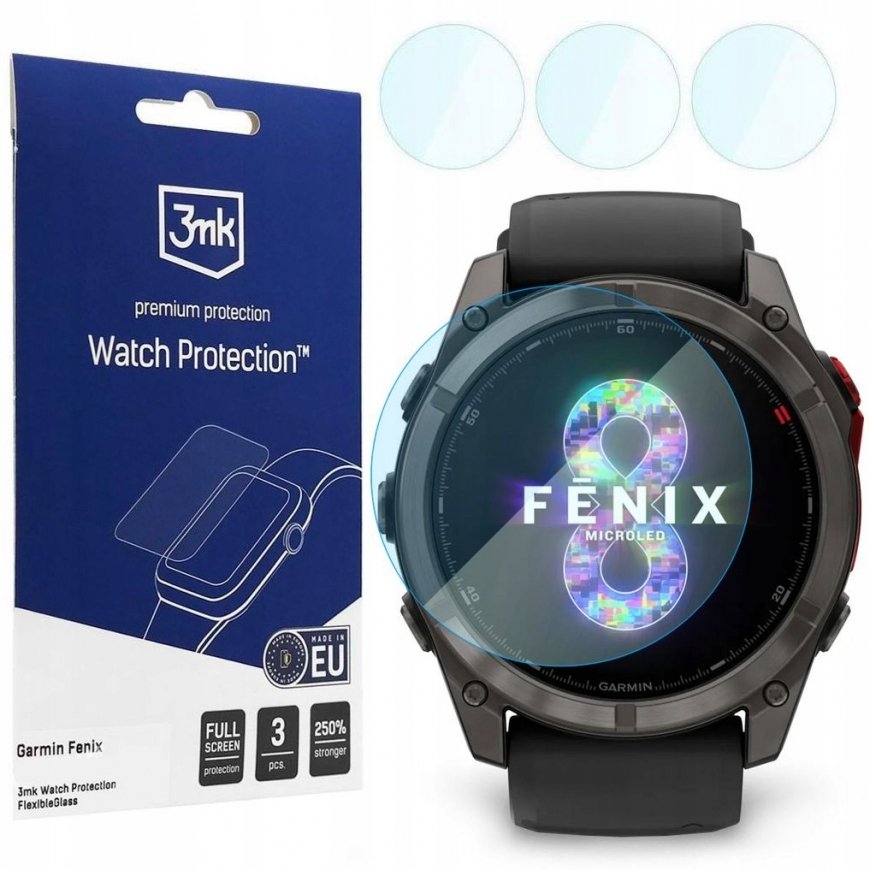3mk Watch Protection FlexibleGlass pro Garmin Fenix 8 Pro 51mm (Amoled, MicroLED)
