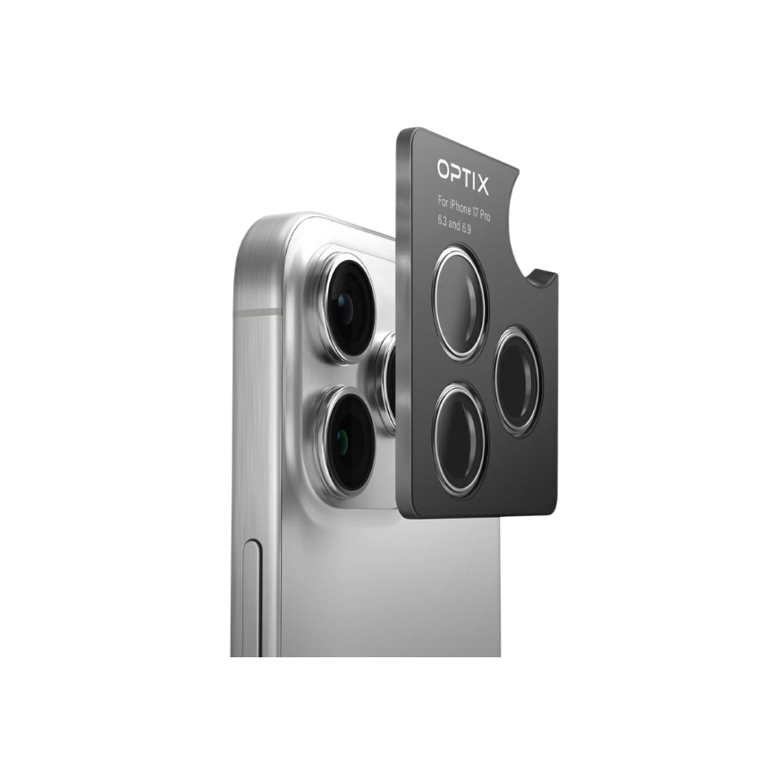 Apsauginis stiklas skirtas Camera Lens UNIQ Optix Aliuminio Camera Lens Protector for iPhone 17 with Applica