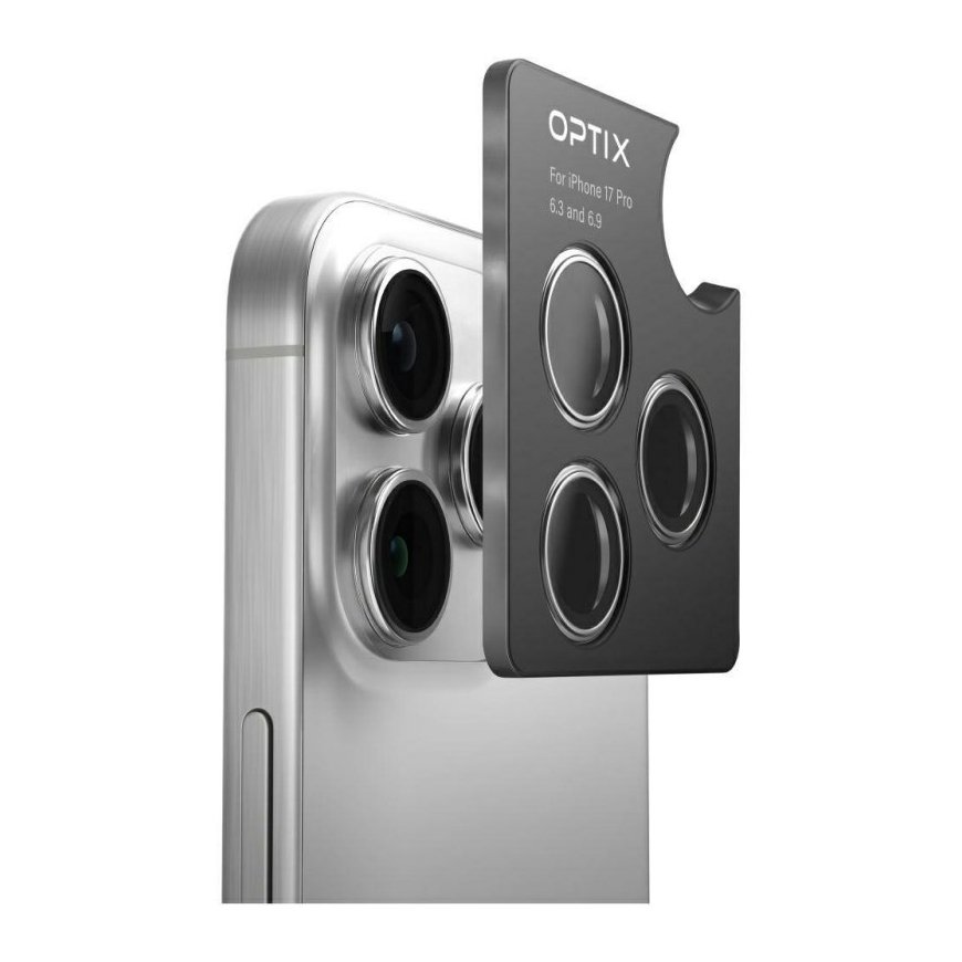 Apsauginis stiklas skirtas Camera Lens UNIQ Optix Aliuminio Camera Lens Protector for iPhone 17 with Applica – 2