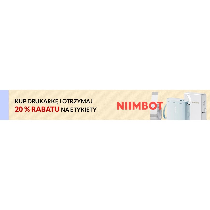 Etykiety seria K Niimbot 38x25 mm 1000 vnt balta – 2