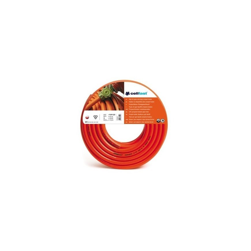 Cellfast LPG Propano - butano žarna, 9 x 3 mm, 50 m – 2