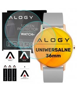 Alogy Alogy Full Glue 2x Lankstus stiklas 3D Xiaomi MI Watch (Kinijos versija) Juoda universali