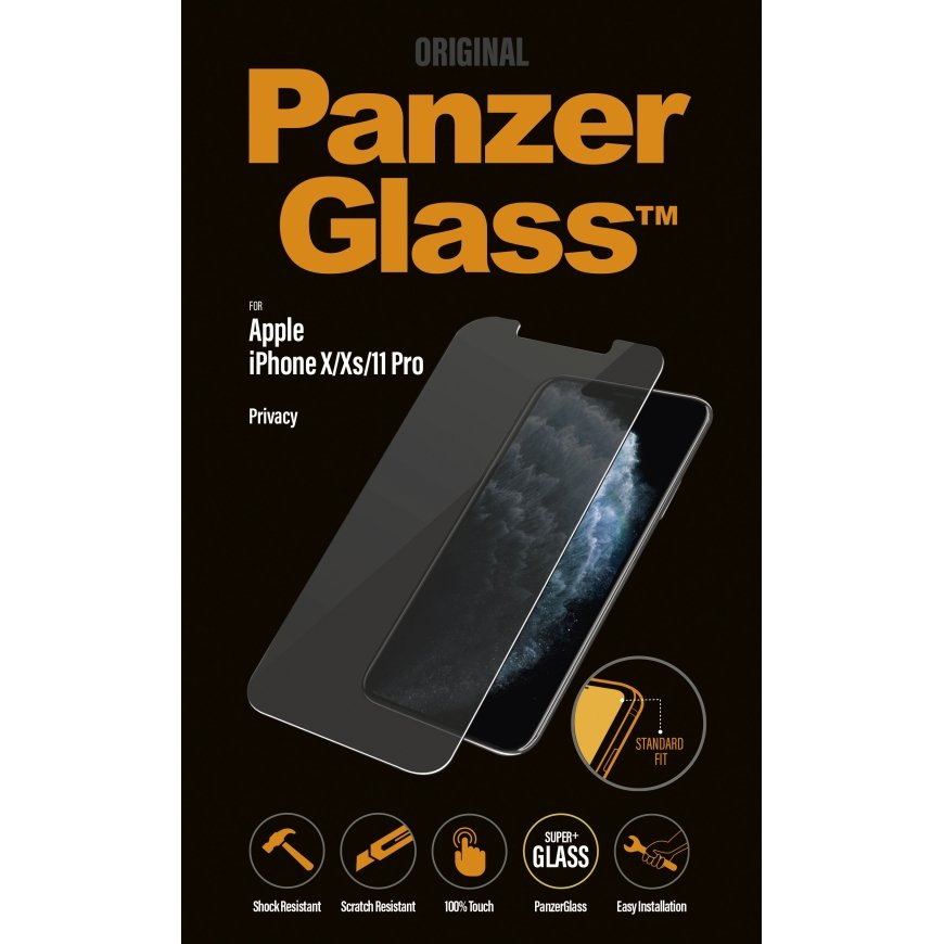 PanzerGlass ® Privacy Screen Protector iPhone 11 Pro | Xs | X | Standard Fit – 2