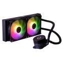 Cooler Master MasterLiquid 240L Core ARGB Procesorius Aušinimo skysčiu rinkinys 12 cm Juoda Cooler Master MasterLiquid 240L Core ARGB Procesorius Aušinimo skysčiu rinkinys 12 cm Juoda