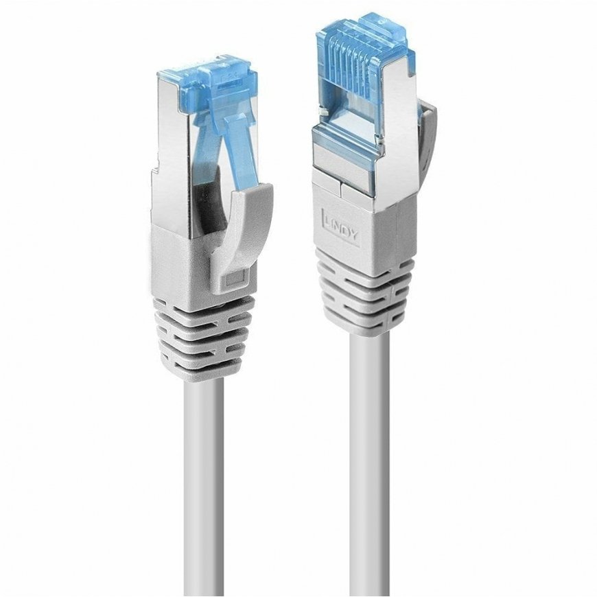 Lindy 2m Cat.7 S/FTP LSZH Cable, Grey 10pcs