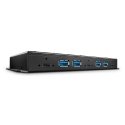 Lindy 43275 keskitin USB 3.2 Gen 2 (3.1 Gen 2) Type-A 10000 Mbit/s musta Lindy 43275 keskitin USB 3.2 Gen 2 (3.1 Gen 2) Type-A 10000 Mbit/s musta