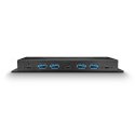 Lindy 43275 хаб-разветвитель USB 3.2 Gen 2 (3.1 Gen 2) Type-A 10000 Мбит/с Черный Lindy 43275 хаб-разветвитель USB 3.2 Gen 2 (3.1 Gen 2) Type-A 10000 Мбит/с Черный
