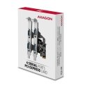 Axagon PCEA-PSN PCIe-Adapter mit 4x Seriell-Ports - ASIX AX99100 Chipsatz liitäntäkortti/-sovitin Si