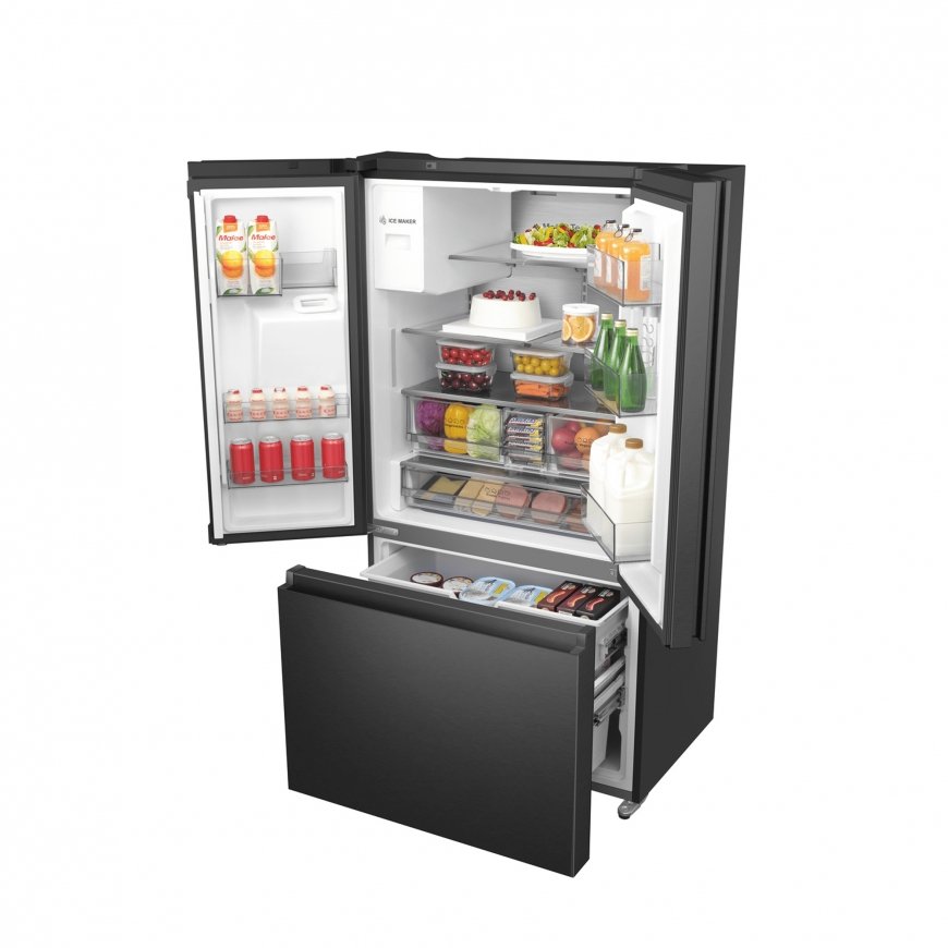 Hisense RF793N4SAFE side-by-side refrigerator Freestanding 612 L E Black – 4