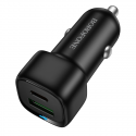 Borofone Car charger BZ34B Cloud - USB + Type C - QC 3.0 PD 38W Borofone Car charger BZ34B Cloud - USB + Type C - QC 3.0 PD 38W