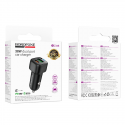 Borofone Car charger BZ34B Cloud - USB + Type C - QC 3.0 PD 38W Borofone Car charger BZ34B Cloud - USB + Type C - QC 3.0 PD 38W