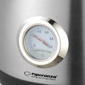 Esperanza EKK029 Elektrinis virdulys with a thermometer 1.7 L 2200 W Inox