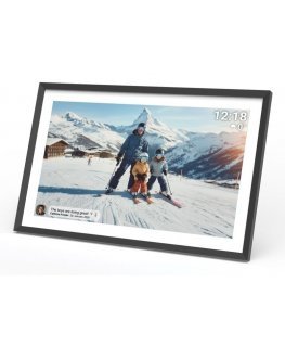 Denver PFF-1081 digitaalne pildiraam Must 25,6 cm (10.1") Puutetundlik ekraan WiFi