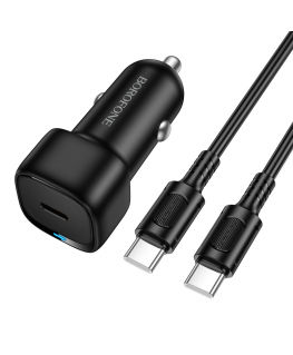 Borofone Car charger BZ34A Cloud - Type C - PD 20W with Type C t