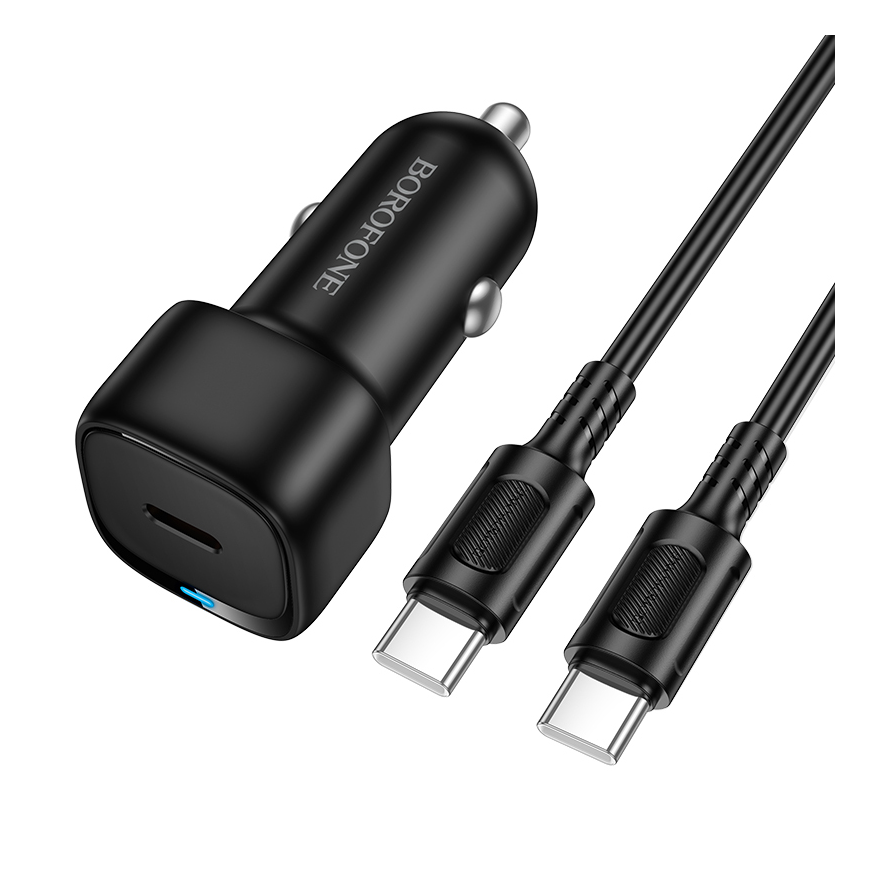 Borofone Car charger BZ34A Cloud - Type C - PD 20W with Type C t