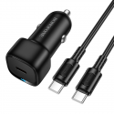 Borofone Car charger BZ34A Cloud - Type C - PD 20W with Type C t Borofone Car charger BZ34A Cloud - Type C - PD 20W with Type C t