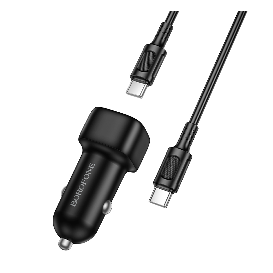 Borofone Car charger BZ34A Cloud - Type C - PD 20W with Type C t – 2
