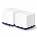 Mercusys Halo H50G (2-pack) Kaksitaajuus (2,4 GHz/5 GHz) Wi-Fi 5 (802.11ac) Valkoinen 3 Sisäinen Mercusys Halo H50G (2-pack) Kaksitaajuus (2,4 GHz/5 GHz) Wi-Fi 5 (802.11ac) Valkoinen 3 Sisäinen