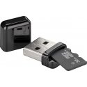 Goobay 38656 karšu lasītājs USB Melns Goobay 38656 karšu lasītājs USB Melns