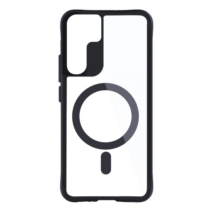 3MK Satin Armor MagCase mobilo telefonu apvalks 17 cm (6.7") Aploksne Melns, Caurspīdīgs