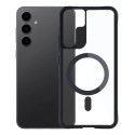 3MK Satin Armor MagCase mobilo telefonu apvalks 17 cm (6.7") Aploksne Melns, Caurspīdīgs
