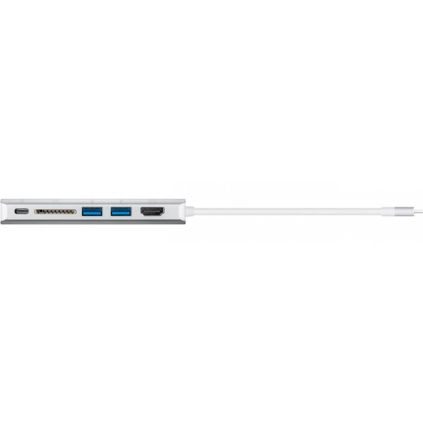 Goobay 76788 док-станция для ноутбука USB Type-C Серебристый – 3