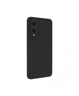 Samsung Galaxy S25 Edge Premium Magnetic Soft Touch Silicone Case Black