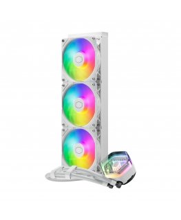 Cooler Master MasterLiquid 360 ATMOS White Processor Liquid cooling kit 12 cm 1 pc(s)