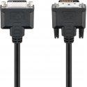 Goobay 50855 DVI kabelis 2 m DVI-D Juoda