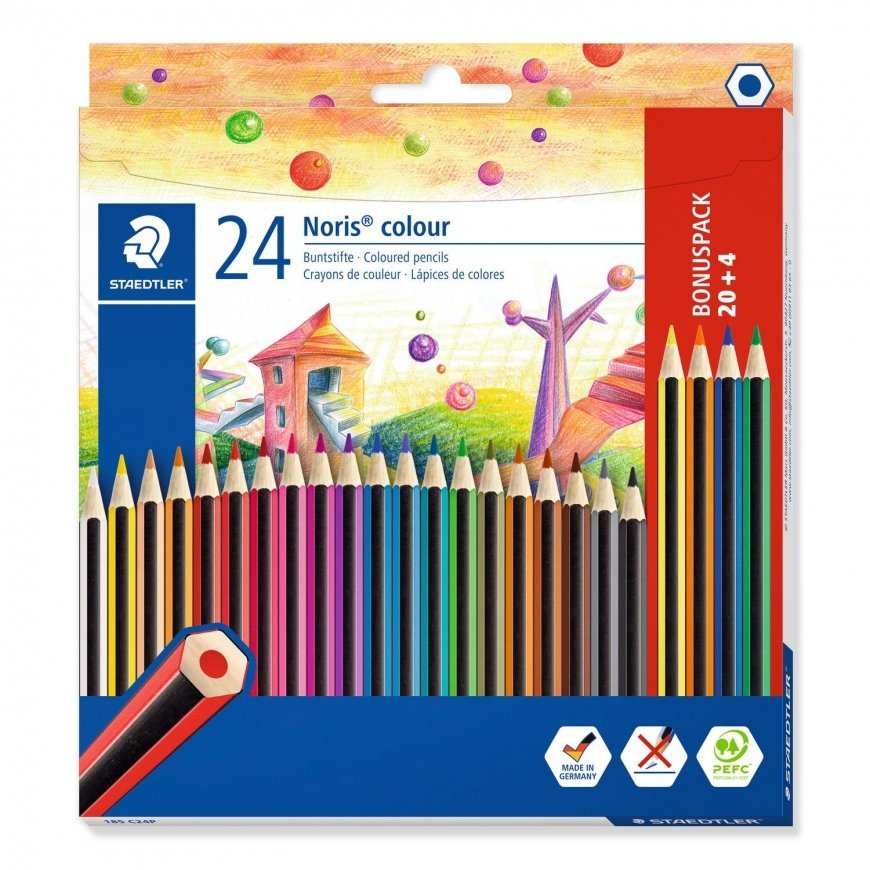 Staedtler 185 C24P krāsainais zīmulis