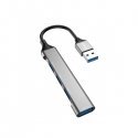 DUDAO 4-IN-1 multi-functional USB hub Charging Langallinen USB 3.2 Gen 1 (3.1 Gen 1) Type-A Harmaa DUDAO 4-IN-1 multi-functional USB hub Charging Langallinen USB 3.2 Gen 1 (3.1 Gen 1) Type-A Harmaa