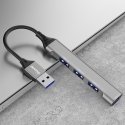 DUDAO 4-IN-1 multi-functional USB hub Charging Langallinen USB 3.2 Gen 1 (3.1 Gen 1) Type-A Harmaa DUDAO 4-IN-1 multi-functional USB hub Charging Langallinen USB 3.2 Gen 1 (3.1 Gen 1) Type-A Harmaa