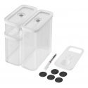 ZWILLING 1026082 Stačiakampio formos Konteineris 5,4 L Permatomas, Balta 5 vnt
