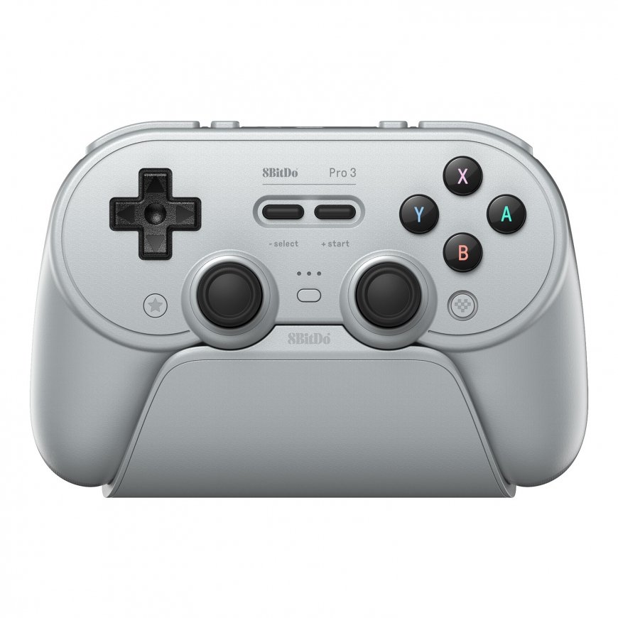8BitDo Pro 3 Bluetooth Gamepad Gray peliohjain PC/SWITCH, harmaa