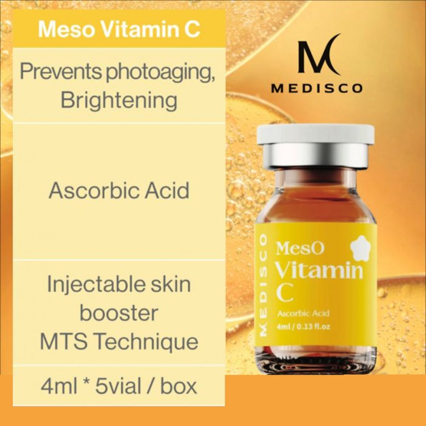 Medisco Meso Vitamin C Serum For Micro-Needling Mesotherapy System 5 x 4 ml