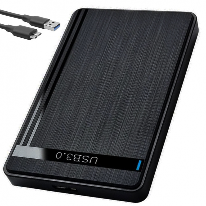 Fusion 2.5" External HDD Enclosure SATA III | USB 3.0 | Wood-Sty – 2