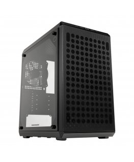 Cooler Master Q300L V2 „Mini Tower“ Juoda, Permatomas
