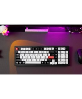 Keychron Q5 HE 96% Knob Wireless Tri-Mode QMK Gateron 2.0 Magnetic Switch Carbon Juodas