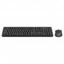 Savio KB-03 klaviatuur Hiir kaasa arvatud Kodu/kontor USB QWERTY Ameerika inglise keel Must