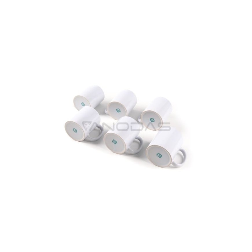 LOKLiK Sublimaciniai puodeliai - Tušti - 325 ml - 6 pakuotės