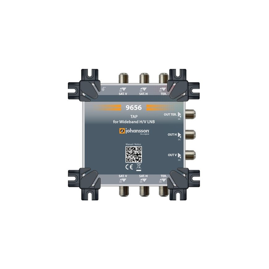 Odgałęźnik Wideband H+V + DVB-T2 Johansson 9656