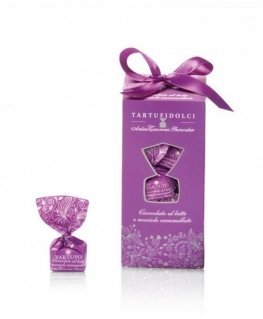 Antica Torroneria Piemontese Šokoladiniai triufeliai Linkėjimas AL LATTE E NOCCIOLE CARAMELLATE 160g