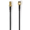 Nedis CSGL02210BK50 koaksiaalkaabel RG-174 5 m RP-SMA Must Nedis CSGL02210BK50 koaksiaalkaabel RG-174 5 m RP-SMA Must