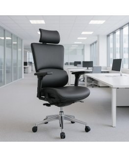 Spacetronik Ergonomiška 6D EGAN juoda pasukama biuro kėdė