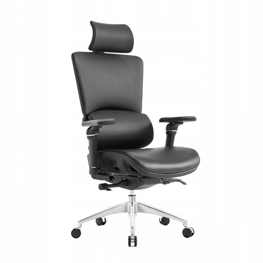 Spacetronik Ergonomiška 6D EGAN juoda pasukama biuro kėdė – 2
