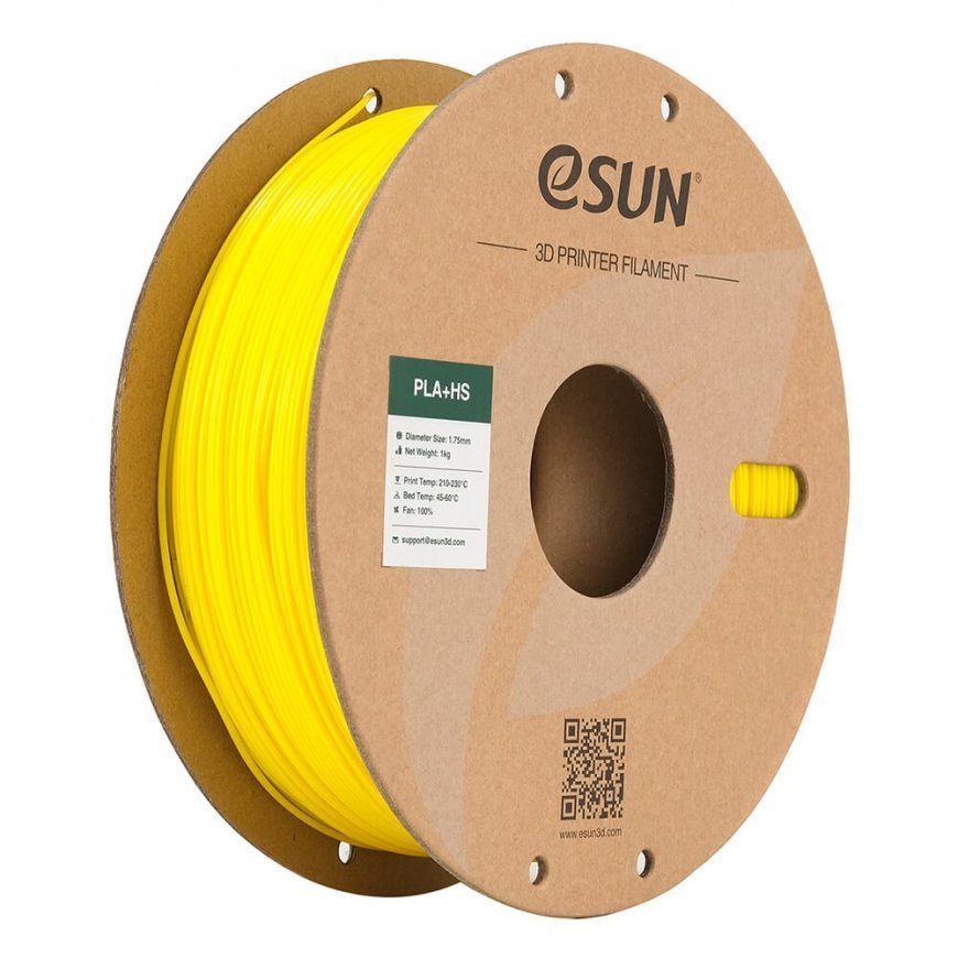 eSUN PLA+HS Polylactic acid plus (PLA+) Yellow 1 kg