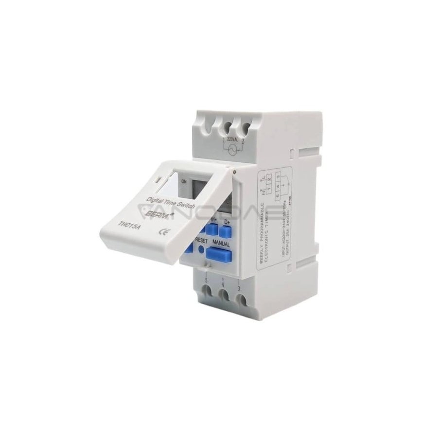 Oem Laiko programuotojas DIN bėgiui - 220V - THC15A - Laikmatis